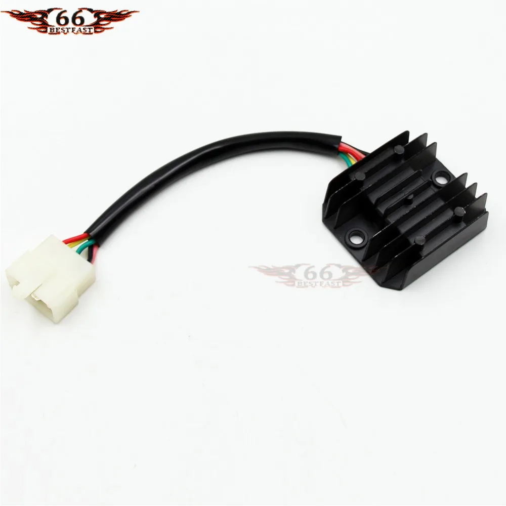 6 Wires DC Rectifier Voltage Regulator 50cc 150cc 125cc 250cc Scooter Dirt Bike