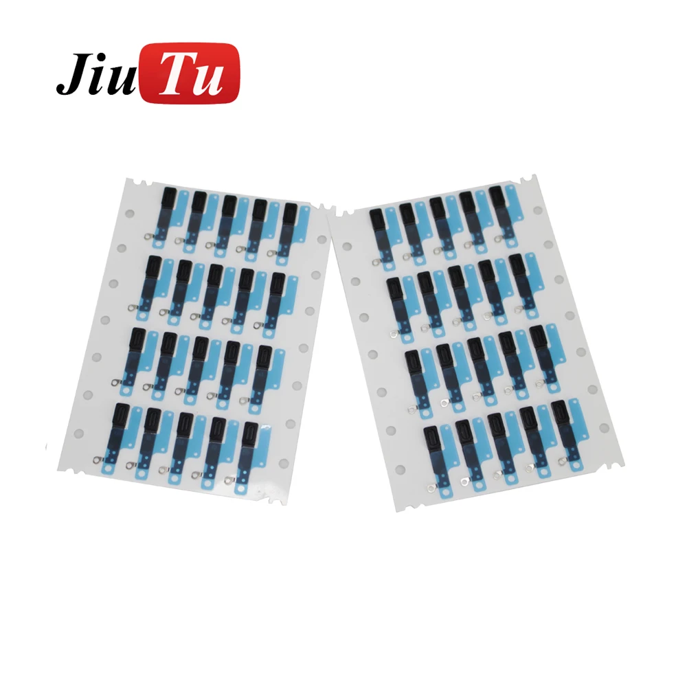 For iPhone 7 7Plus 100pcslot Earpiece Ear Speaker Self Adhesive Anti Dust Screen Grill Mesh with Rubber Gasket Replacement Part (3)