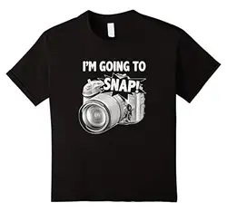 На заказ печатные футболки забавная фотография футболка камера для фотографа оснастки Горячий Новый 2018 летняя мода футболки