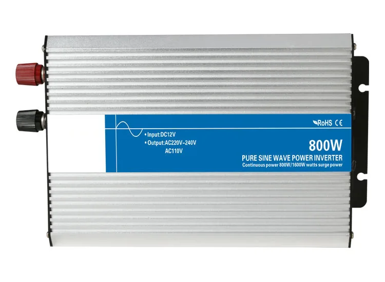 

DC 12V , DC 24V, DC 48V input AC 220V output electric inverter 800W PURE SINE WAVE POWER INVERTER