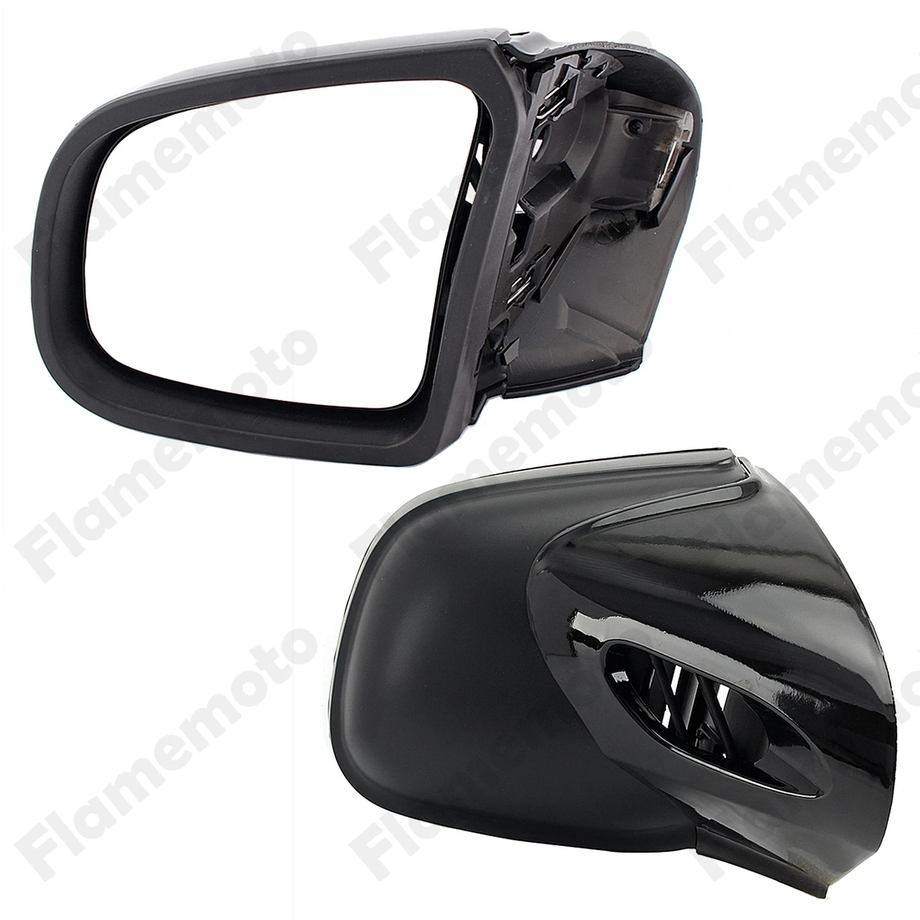 

Black Motorcycle Mirror Paid Side Rearview Mirrors Left & Right For BMW K1200 LT K1200M 1999-2008 Accesorios Moto UNDEFINED