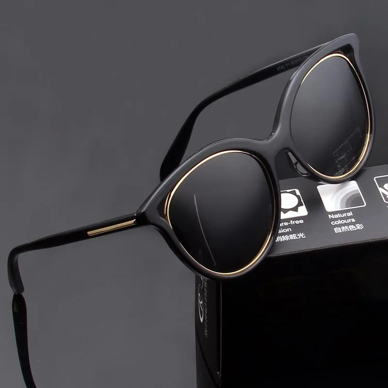 

RUI HAO EYEWEAR Brand Polarized Sunglasses Women Fashion Car Eye Glasses Polarized 2018 Goggles Driving Sun Glasses Brand 8742