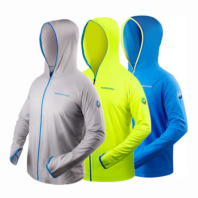 2018 Wholesale 5 piece Brand men Fishing Clothes Anti UV Protection