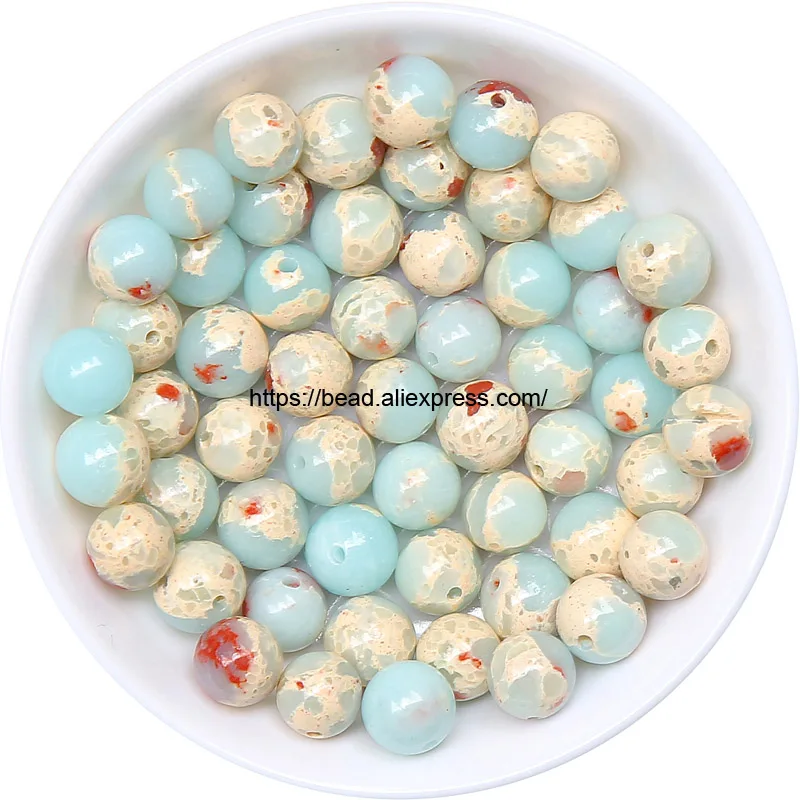 

Free Shipping Natural Stone Blue Snakeskin Jaspers Round Loose Beads 15" Strand Pick Size for Jewelry Making DIY