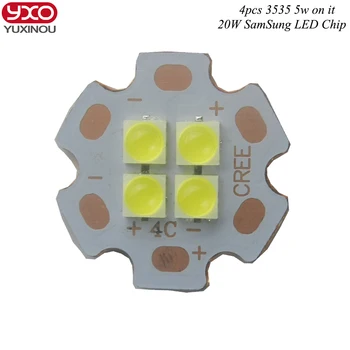 

2016 NEW LG LED Cree XLamp 20W 6V 12V LED Emitter 2546lm@19W Cool White LED J2 1A Chip Light with 20mm Cooper PCB