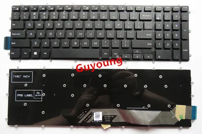 Новая клавиатура для ноутбуков Dell Inspiron 15 5565 5567 Gaming 7566 7567 17 5765 5767 черная |