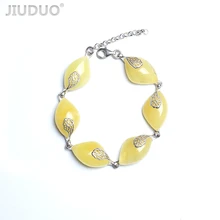 Подлинная роскошь JIUDUO Польша импортируется из натурального янтарного золота пчелиный воск серебро ожерелье браслет набор заводская цена верность