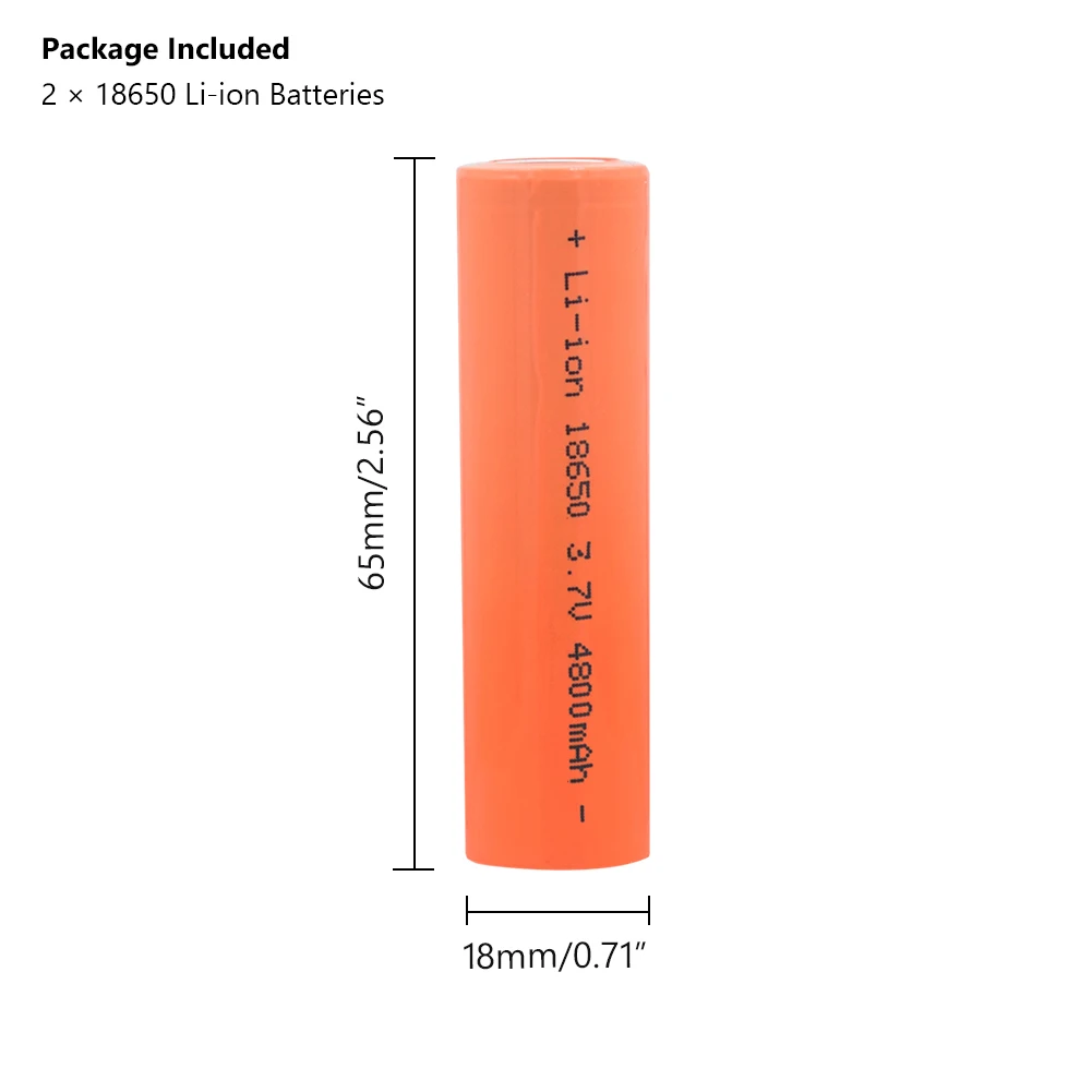 1-10 шт Новинка 18650 литий-ионная батарея 3,7 v 4800 mah 18650 литиевые аккумуляторные батареи для налобного фонаря игрушки фонарик батареи