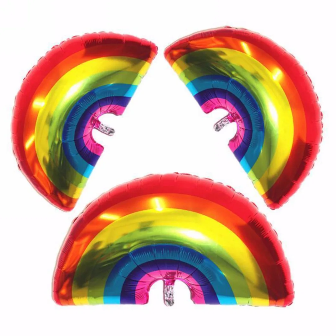 JX-LCLYL Cute Giant Rainbow Foil Balloon Baby Shower Kids Birthday Party Decor Ornament
