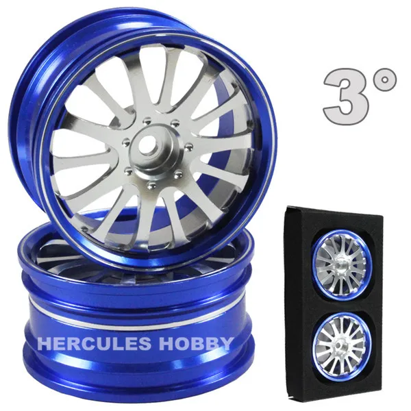 Hercules Hobby 1/10 Scale RC Car On Road Drift Touring Plastic Wheels Rims 4pcs