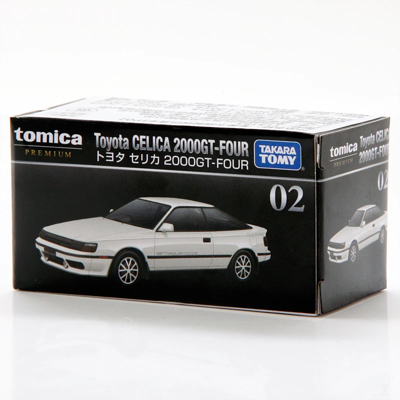 Takara Tomy Tomica Premium 02 TOYOTA Celica 2000gt-четыре металла литой модельный автомобиль