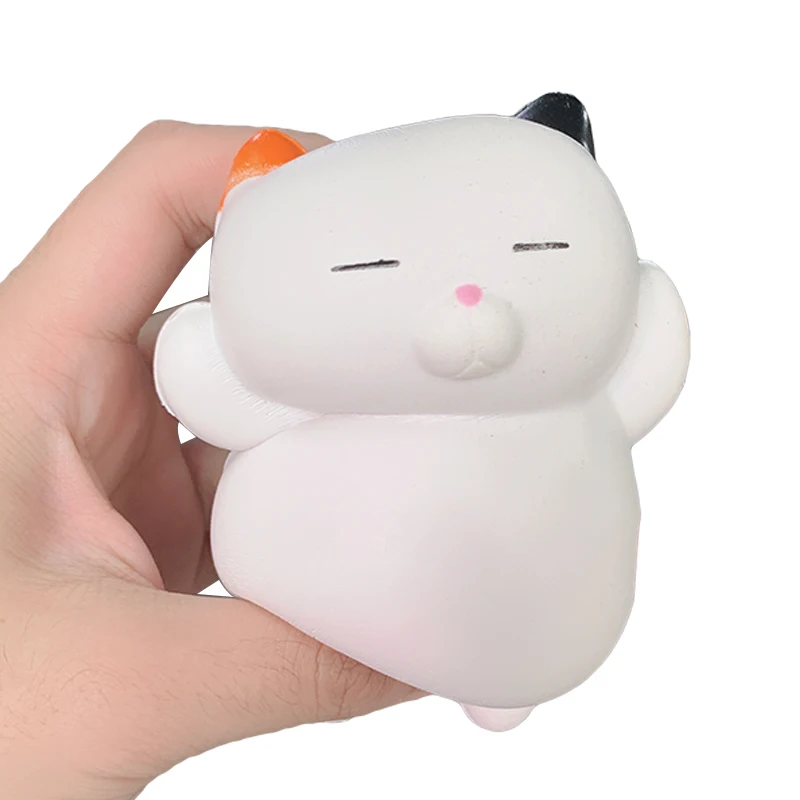 price cut  Jumbo Kawaii Cat Squishy Slow Rising Kitty Doll Soft Bread Scented Squeeze Toys Simulation Stress R