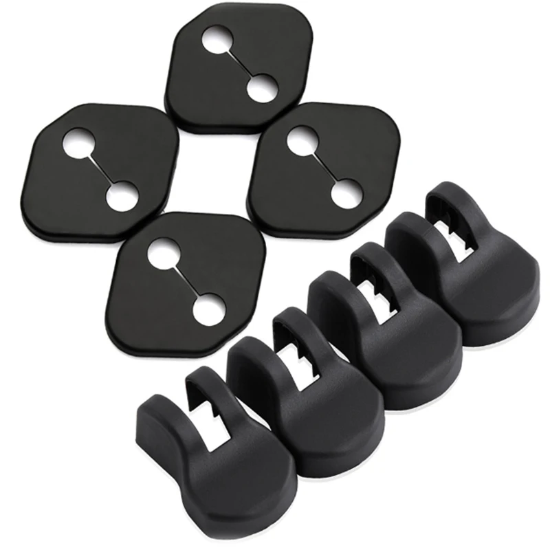 

8pcs Car Door Lock Protector CoverDoor Check Arm Protection Cover For Honda Fit Jazz Accord City Odyssey Crosstour CRV Civic