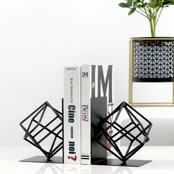 

of Scandinavian minimalist soft outfit iron Bookends geometric Bookends bookend study desktop decoration decoration