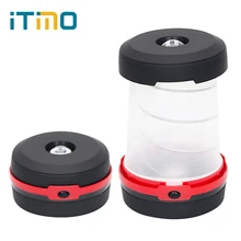 ITimo 3 режима светодиодный фонарь для кемпинга Переносной Фонарь для наружного Спортивная Палатка Лампа Выдвижной наружный фонарик