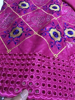 

Hot selling cotton bazin riche getzner 2019 nouveau high quality african hollow lace jacquard getzner fabric 5+2yards/lot