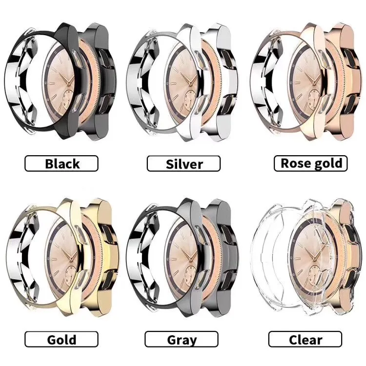 

New Case For Samsung Gear S2 Fashion /frontier/ Galaxy Watch 42mm plating TPU Protective Cover frame smartwatch Accessories