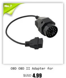 OBD II адаптер для BMW 20 pin к OBD2 16 PIN гнездовой разъем e36 e39 X5 Z3 для BMW 20 pin Прямая