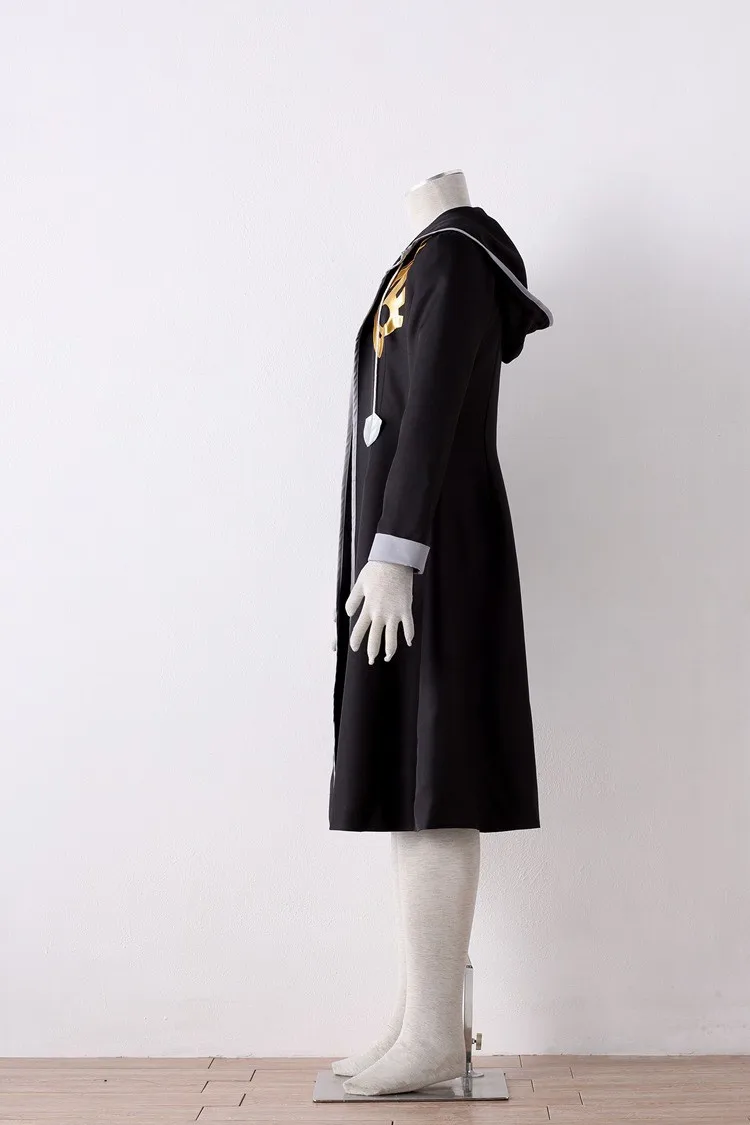 fadas jellal fernandes cosplay traje preto longo