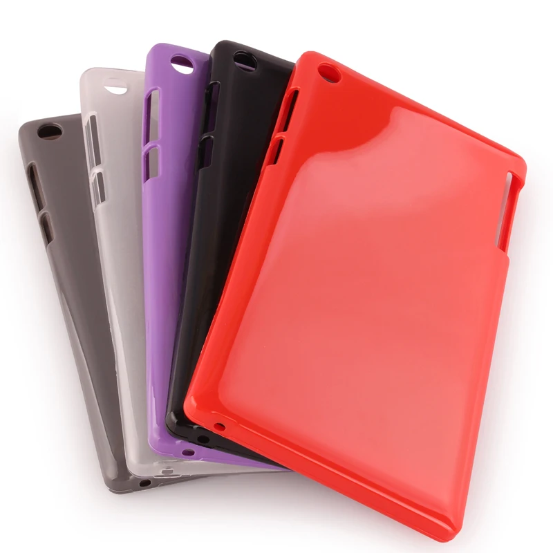 

For Lenovo 7" Tab3 7 Essential 710F TB3-730F Tab2 A7-30HC A7-30 A3000 S5000 6.98" Pb1-750 Pb1-770 6.4" PB2-670M Soft TPU Case