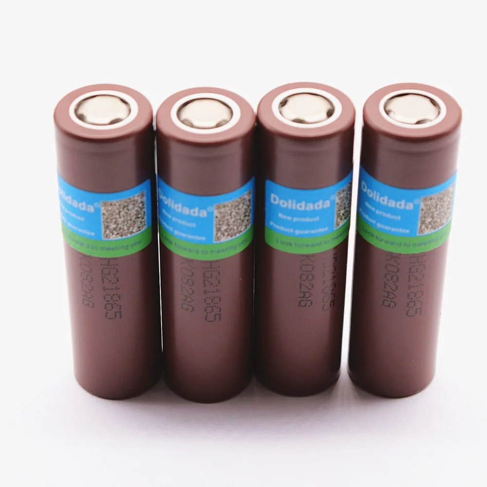 Dolidada 18650 3000mAh батарея 3,6 V разрядка 20A 18650 батарея для LG HG2 3000MAH 3,7 V 18650 батарея питания