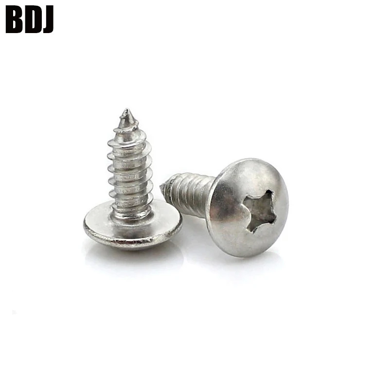 Самонарезающие винты JISB1122T M3 M3.5 M4 M4.2 M5 304 из нержавеющей стали с плоской головкой