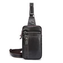 Корейская версия чистая кожа натуральная кожа Для мужчин сумка Мода Идеальный Многофункциональный раздела Повседневная Для мужчин груди сумка