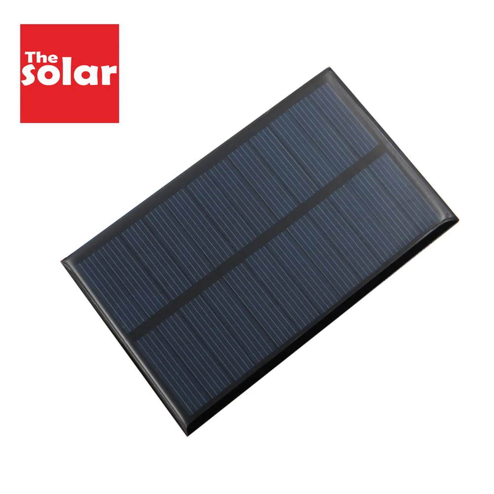 

DIY Solar Panel 6 V 1 Watt W Portable Battery Cell Phone Led Lamp Mobile Phone Power bank Chargers Solar Cell 6VDC