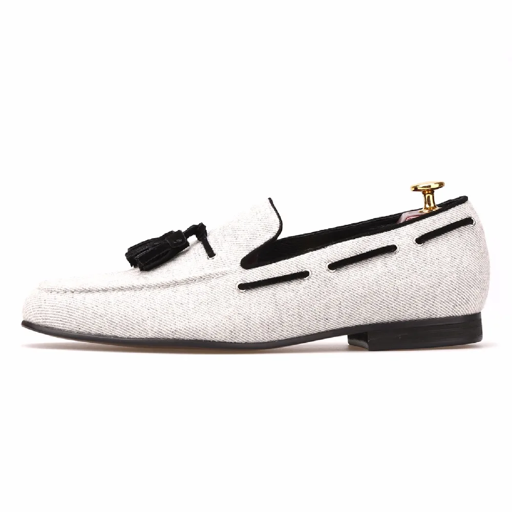 De Boda Gris A Partido Fumar Negro Loafer Moda uu Mano Los Piergitar Del Hechos Y 2018 Zapatos Borla Masculina Tamaño 4 Hombres Ee Zapatillas 17 Terciopelo 0txUq647w