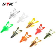 FTK 5pcs/lot Comfortable Shrimp Fishing Lure 8.5cm/4.8g Pesca Isca Synthetic Wobblers Silicone comfortable bait Fly Fishing Comfortable Bass Lure