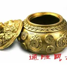 Медь Zhaocaijinbao рог изобилия(с крышкой 10 см) Lucky's most powerful