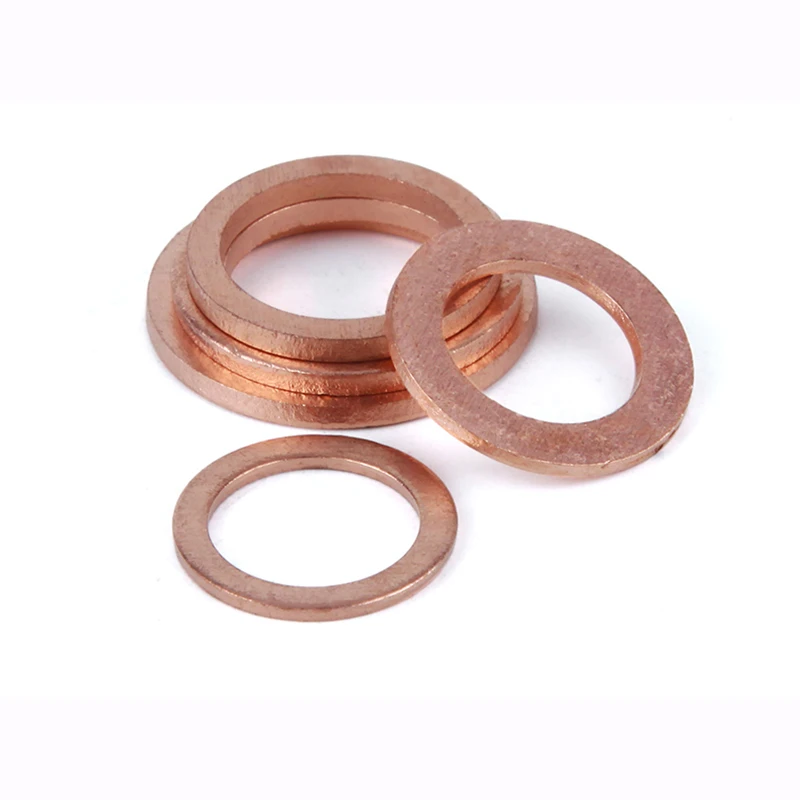 M22 M27 M28 M30 Brass Copper Sealing Washer For Boat Crush Washer Flat Seal Gasket Ring Sump
