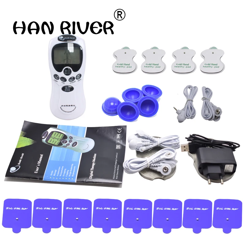 

Digital Tens Unit Cervical Full Body Pain Relief Electronic Pulse Acupuncture Massager Muscle Stimulator Relaxation Treatments