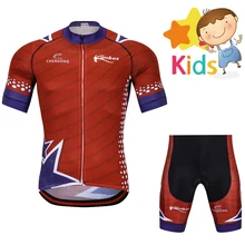 Pro Team Summer Cycling Jersey Set for Kids Ropa Ciclismo Cycling Clothing Set for Children Breathable Outdoor MTB Bike Suit