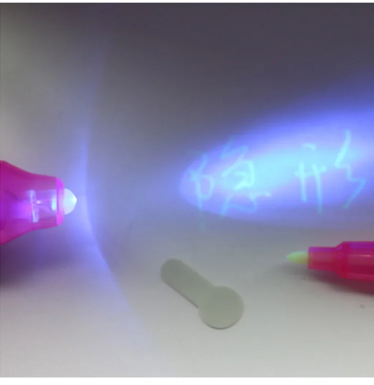 7pcslot Invisible Ink Pen Creative Magic UV invisible Light Pen Safety Funny Marker Pens For School Office Drawing Novelty Item (14)