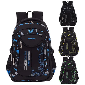 

2019 Waterproof Backpack Schoolbag For Male Casual School Bags For Boys 1-3-6 Grade Orthopedic Schoolbag Backpack For Children