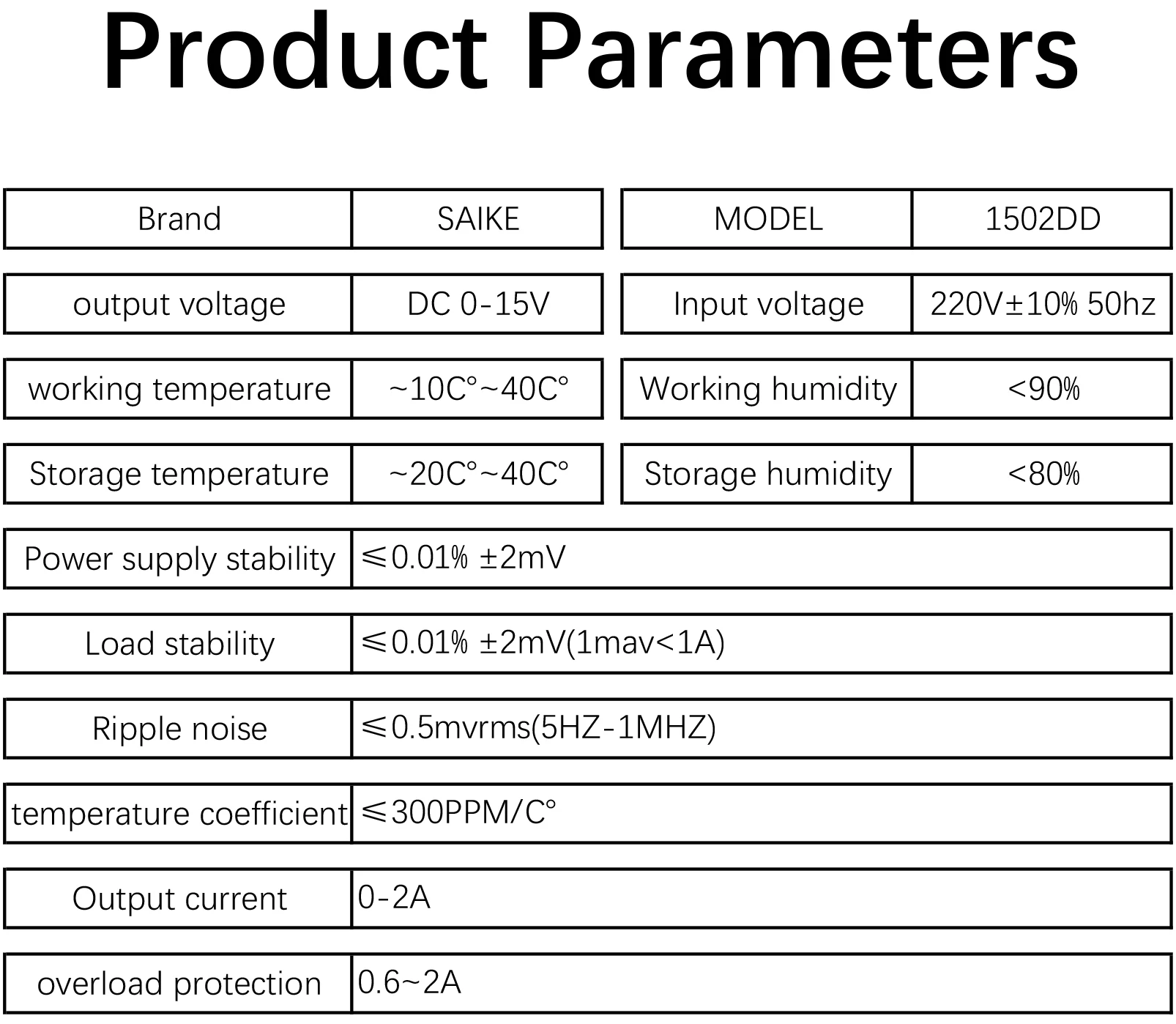 SAIKE PS-1502DD Регулируемый источник питания DC 15 в 2A импульсный режим питания для ремонта мобильного телефона