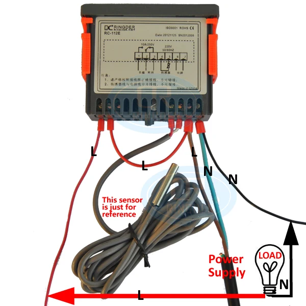 RINGDER RC-112E 230V30A холодный нагрев вкл/выкл реле Универсальный цифровой регулятор температуры регулирующий термостат