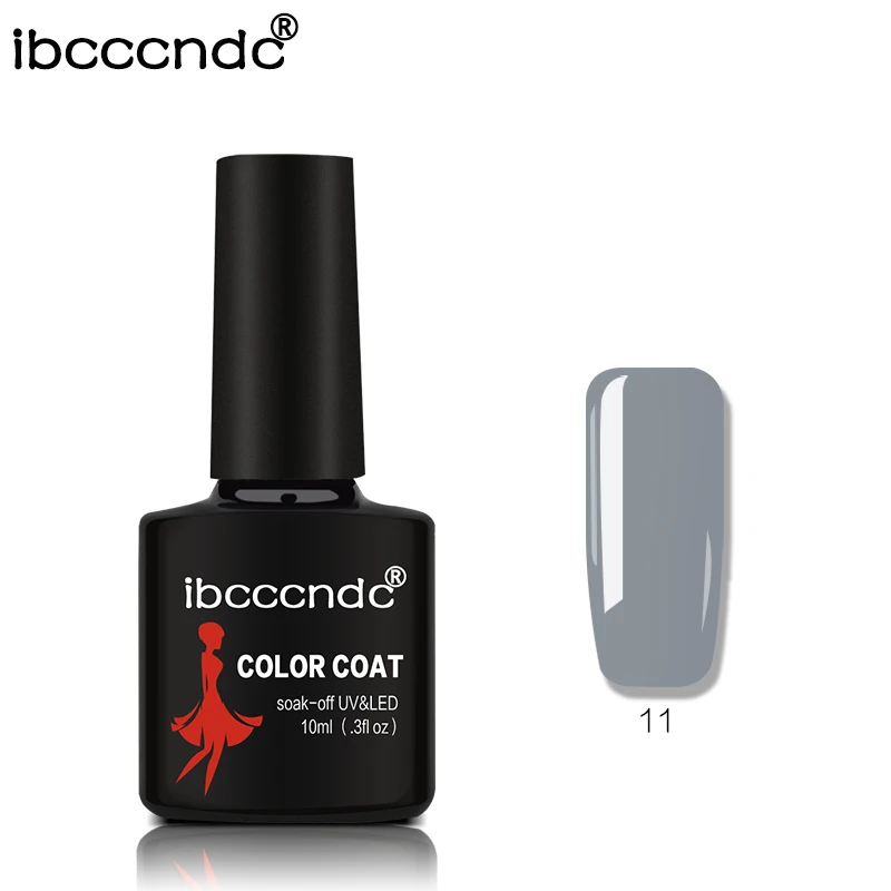 IBCCCNDC 10 мл гель УФ грунтовка для ногтей Базовое покрытие 80 цветов лак для ногтей Полупостоянный УФ лак для ногтей праймер для ногтей верхнее и Базовое покрытие - Цвет: 11