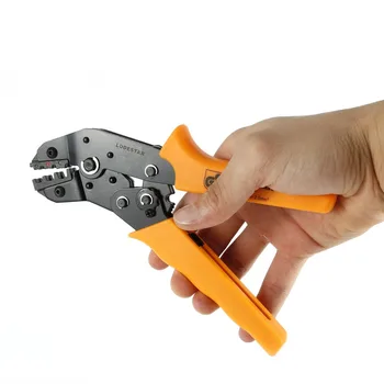 

L214191 Insulated Terminals Crimping Pliers Alloy Steel Capacity 0.25-2.5mm Crimp Tool AWG22-14 Crimping Maxtrix Mould