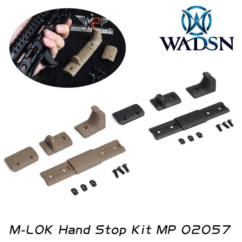 WaTactical M LOK Hand Stop Kit для система крепления охотничьей винтовки AR15 m lok Bipod handguard 4