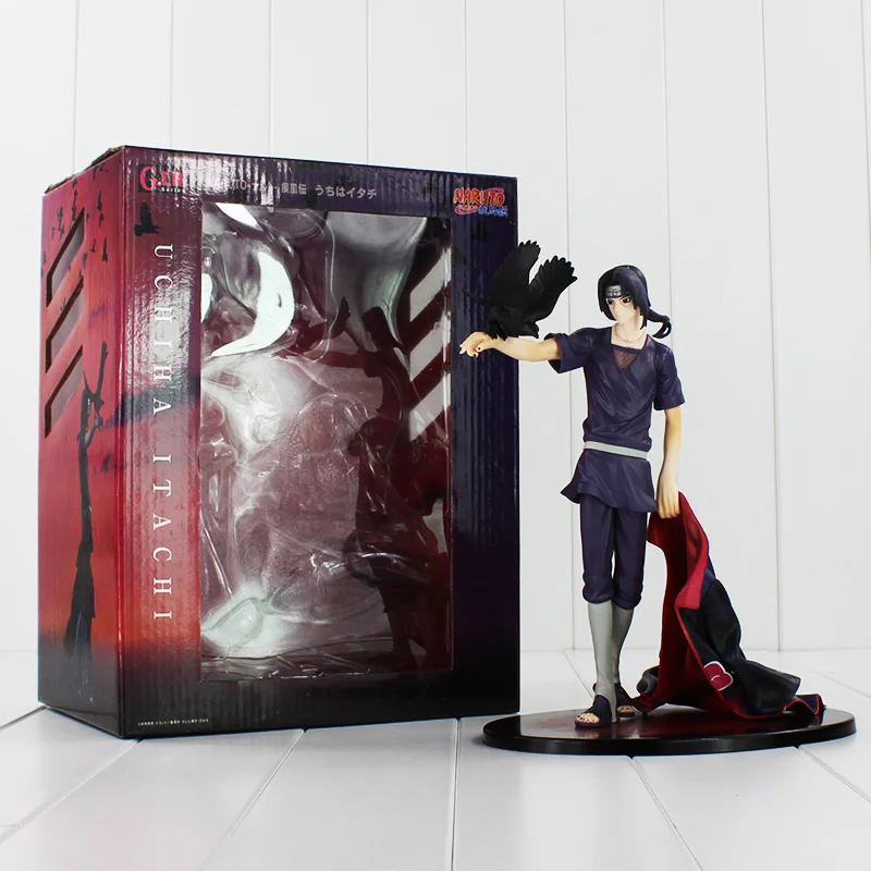 

23cm Anime Naruto Uchiha Itachi Akatsuki Shippuden PVC Action Figure Collection Model Doll Toy