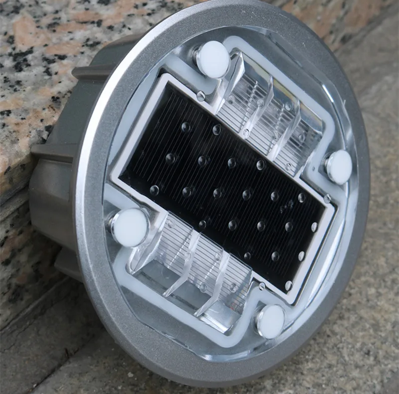 Светодиодный светильник на солнечной батарее, белый наземный светильник, наружная дорожка, садовый настил, подземные лампы, водонепроницаемый IP68, светильник для шоссе