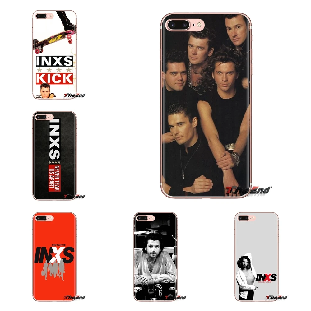 Silicone Phone Skin Case INXS Australia Punk FOTL Ringer Logo For Samsung Galaxy A3 A5 A7 A9 A8 Star A6 Plus 2018 2015 2016 2017 |