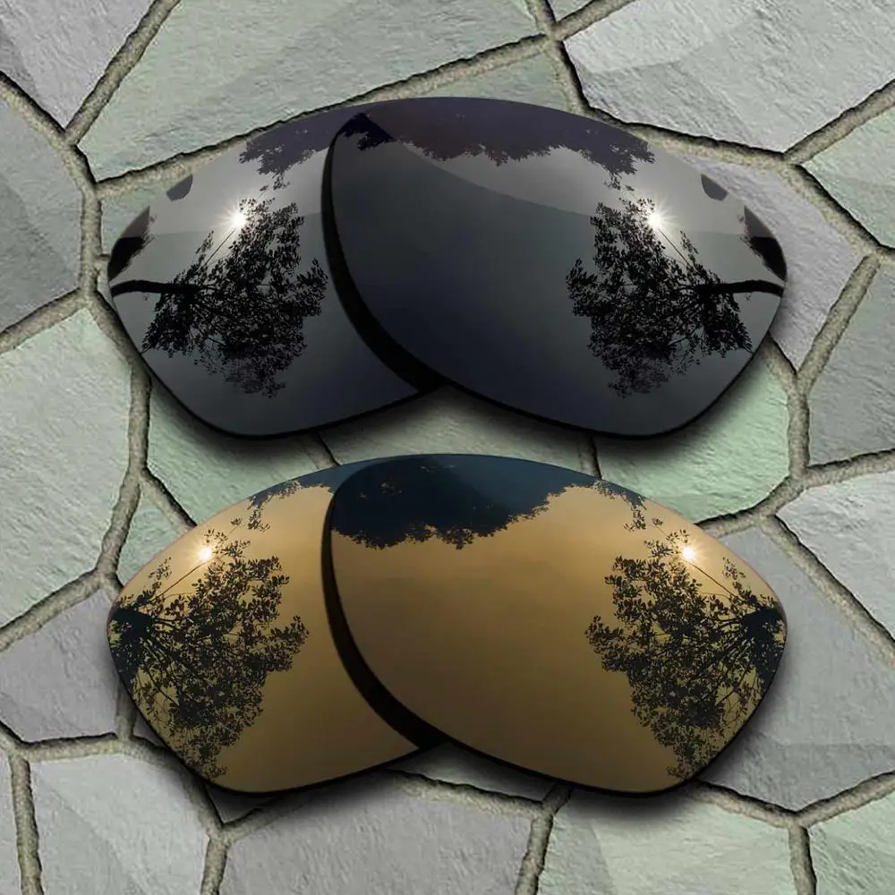 Black-Bronze Copper Солнцезащитные очки поляризованные Сменные линзы для Oakley Юпитер-сорта - Цвет линз: Black-Bronze Copper