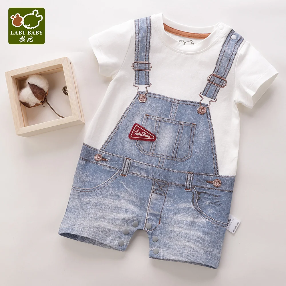 

LABIBABY 2 Pieces Long Sleeve Rompers Overalls Newborn Clothes Unisex Baby Boy Jumpsuit for Infant Girl 3-9 Months
