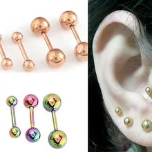 Серьги-гвоздики в виде гантели для ногтей, серьги-гвоздики, аксессуары, 16 г пирсинг для пирсинга