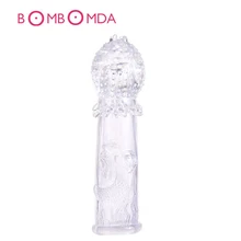 Silicone Penis Sleeve Dildo Extender Condom Cock Extender Crystal Delay Ejaculation Lasting Enhancer Extension Sex Toys For Men