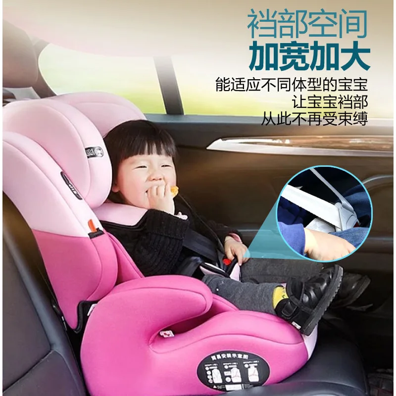 spesifikasi Keselamatan Anak Mobil Kursi Booster Bayi Carseat dengan Kerai Lima Point ISOFIX Harness Balita Kursi Mobil Bayi untuk Anak anak 9 12