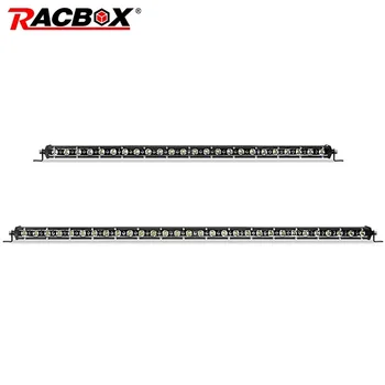 

RACBOX 26 31 inch 72W 90W Slim Single Row LED Work Light Bar Spot Flood Beam for Truck SUV ATV Hummer 4x4 Led Bar 12V 24V Refit